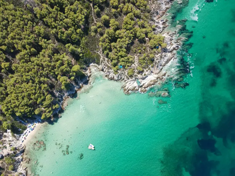 Plaža na Tasosu, Grčka